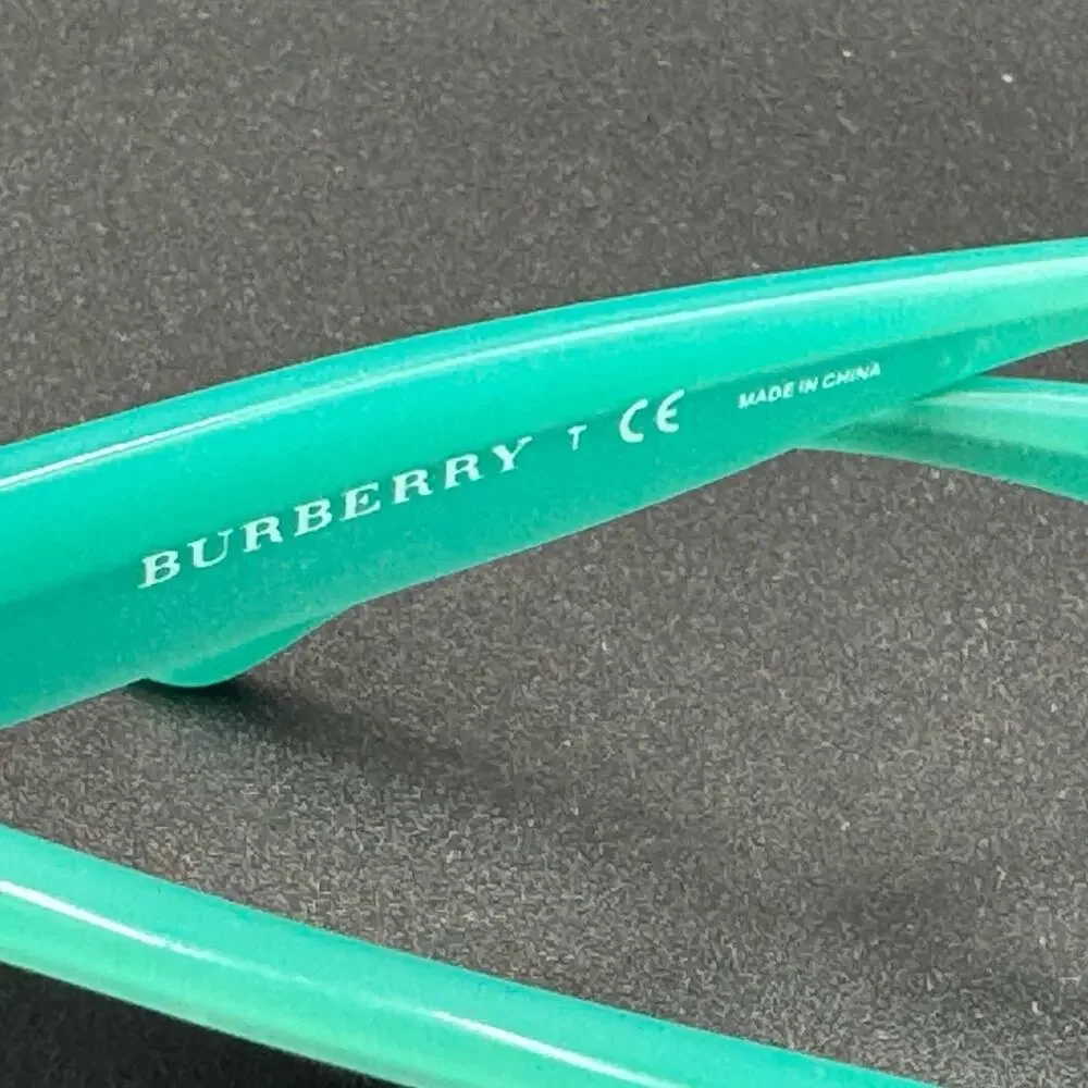 Burberry Women's Turquoise Sunglasses - Frames Only - Read remarks